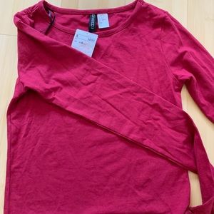 H&M long sleeve crop top